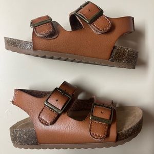 Cat & Jack toddler Boy strap on footbed sandals
